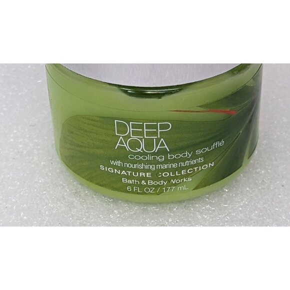 Bath & Body Works Deep Aqua Cooling Body Soufflé 6 Fl Oz Signature Collection - Picture 3 of 3